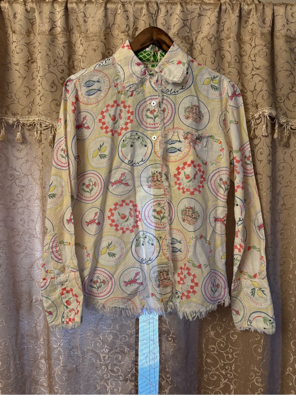 Tizzie Long Sleeve Shirt- Small